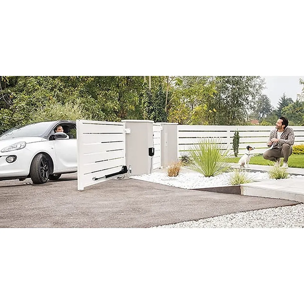 400KG Single Swing Auto Motor Remote Gate Opener with 10W Mono Backup Solar