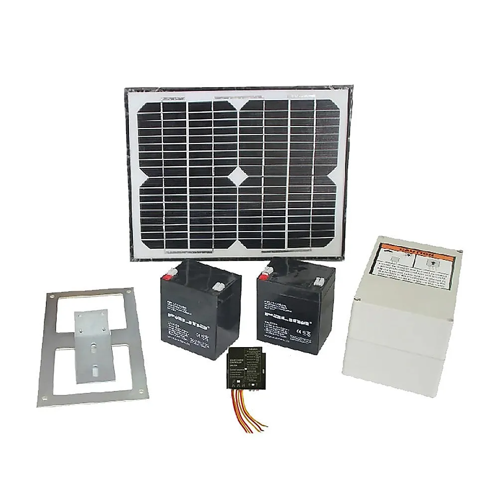 400KG Single Swing Auto Motor Remote Gate Opener with 10W Mono Backup Solar