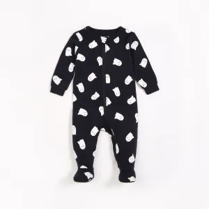 Ghost Footie GLOW IN THE DARK