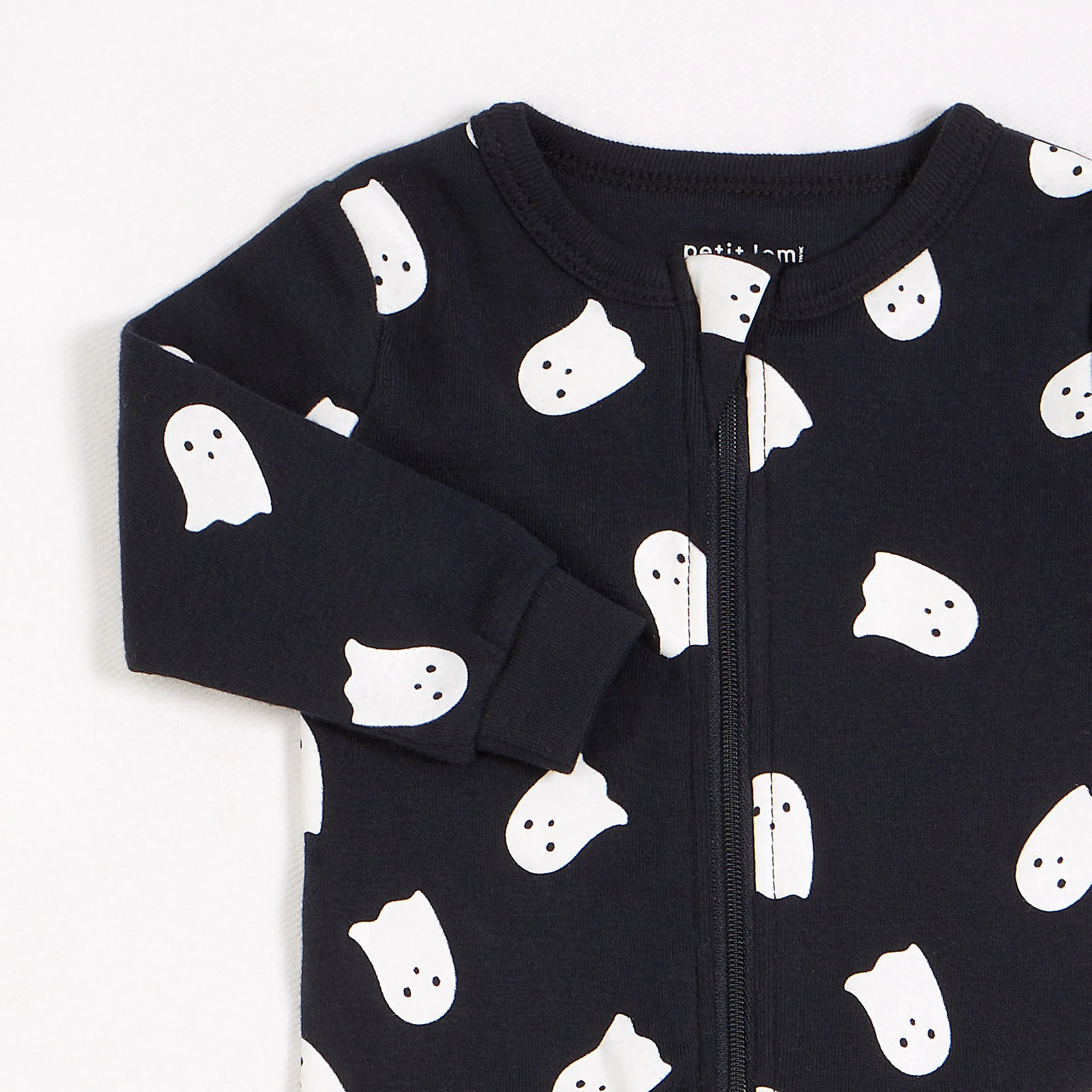 Ghost Footie GLOW IN THE DARK
