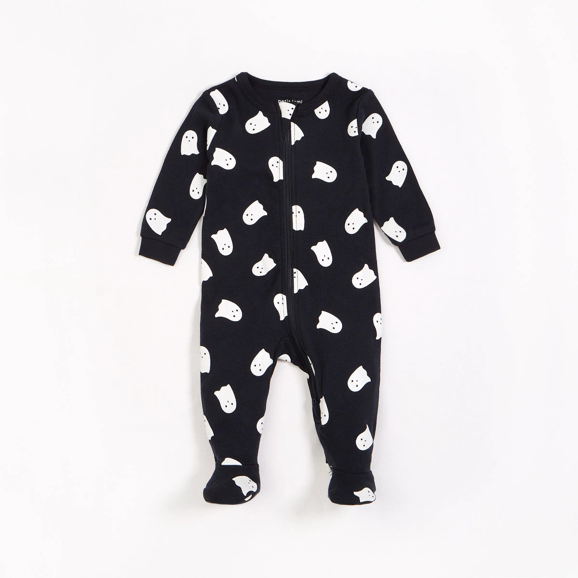 Ghost Footie GLOW IN THE DARK