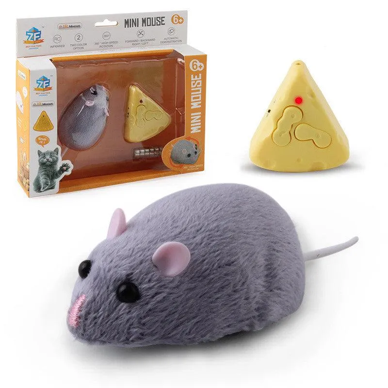 Infrared Remote Control Electric Mouse Cat Toy Simulation Model