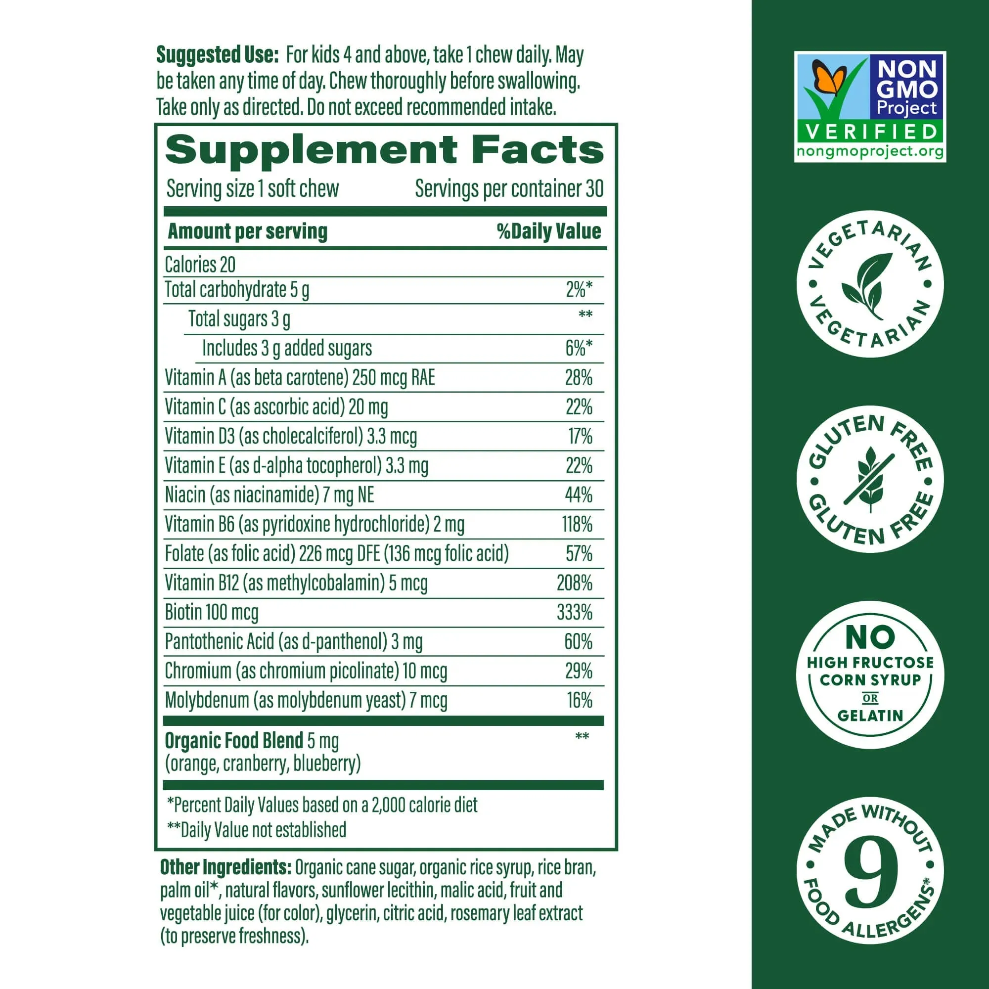 Kids One Daily Multivitamin Soft Chews