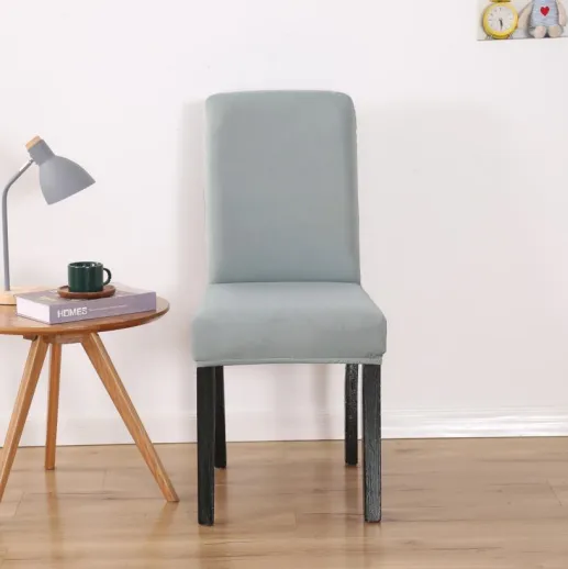 Light Gray Stretchable Chair Protector Cover