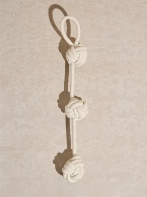 Westside Home White Three Knots Pet Rope